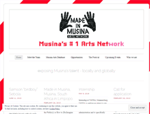 Tablet Screenshot of madeinmusina.wordpress.com
