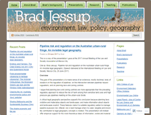 Tablet Screenshot of bradjessup.wordpress.com