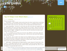 Tablet Screenshot of lvinghana.wordpress.com