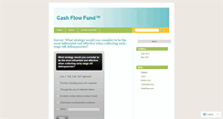 Desktop Screenshot of cashflowfund.wordpress.com