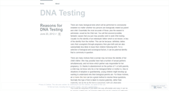 Desktop Screenshot of dnatestingathome.wordpress.com