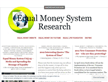 Tablet Screenshot of equalmoneysystemresearch.wordpress.com