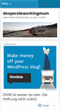 Mobile Screenshot of desperateworkingmum.wordpress.com