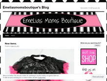 Tablet Screenshot of emeliasmomsboutique.wordpress.com