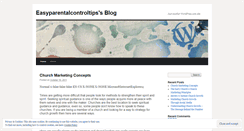 Desktop Screenshot of easyparentalcontroltips.wordpress.com