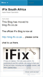 Mobile Screenshot of ifixsa.wordpress.com