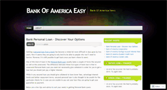 Desktop Screenshot of bankofamericaeasy.wordpress.com