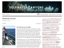 Tablet Screenshot of deepwatercanyons.wordpress.com
