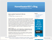 Tablet Screenshot of hometheater001.wordpress.com