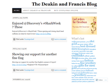 Tablet Screenshot of deakinandfrancis.wordpress.com