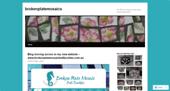 Desktop Screenshot of brokenplatemosaics.wordpress.com