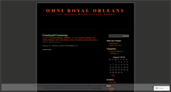 Desktop Screenshot of omniroyalorleans.wordpress.com