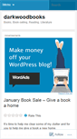 Mobile Screenshot of darkwoodbooks.wordpress.com