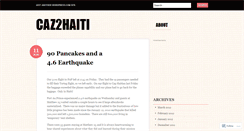 Desktop Screenshot of caz2haiti.wordpress.com