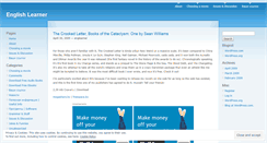 Desktop Screenshot of englearner.wordpress.com
