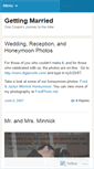 Mobile Screenshot of gettingmarried.wordpress.com