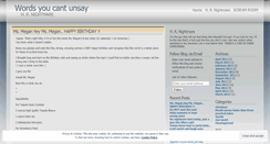 Desktop Screenshot of hrnightmare.wordpress.com