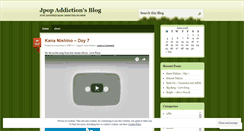 Desktop Screenshot of jpopaddicted.wordpress.com