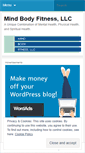 Mobile Screenshot of mindbodyfitnessllc.wordpress.com