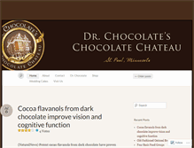 Tablet Screenshot of chocolatechateau.wordpress.com