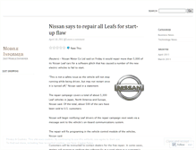 Tablet Screenshot of mobileinformer.wordpress.com