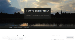 Desktop Screenshot of heartsgivenfreely.wordpress.com