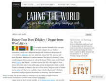 Tablet Screenshot of eatingtheworld.wordpress.com