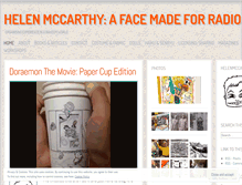 Tablet Screenshot of helenmccarthy.wordpress.com