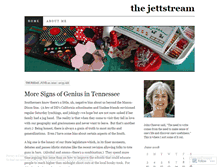 Tablet Screenshot of jettstream.wordpress.com