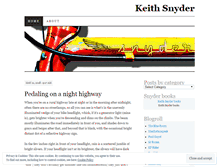 Tablet Screenshot of keithsnyder.wordpress.com