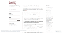 Desktop Screenshot of happolatismiscellany.wordpress.com