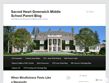 Tablet Screenshot of cshmsparents.wordpress.com