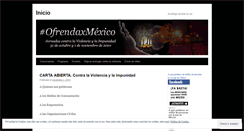 Desktop Screenshot of ofrendaxmexico.wordpress.com