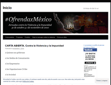 Tablet Screenshot of ofrendaxmexico.wordpress.com