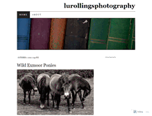 Tablet Screenshot of lurollingsphotography.wordpress.com