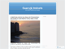 Tablet Screenshot of guarujaimoveis.wordpress.com