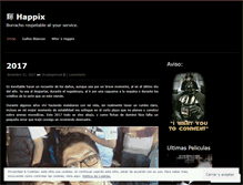 Tablet Screenshot of happix.wordpress.com