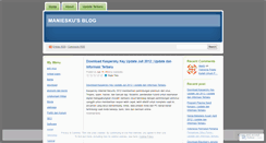 Desktop Screenshot of maniesku.wordpress.com