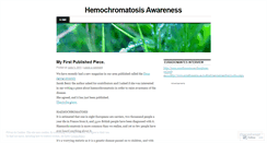 Desktop Screenshot of hemochromatosisawareness.wordpress.com