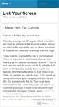 Mobile Screenshot of lickyourscreen.wordpress.com