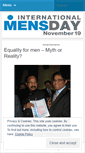 Mobile Screenshot of indianmensday.wordpress.com