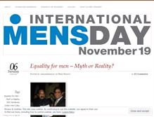 Tablet Screenshot of indianmensday.wordpress.com