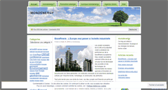 Desktop Screenshot of mondenergy.wordpress.com