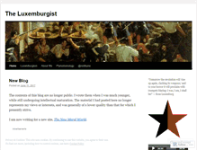 Tablet Screenshot of luxemburgist.wordpress.com
