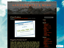 Tablet Screenshot of agungborn91.wordpress.com