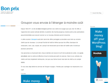 Tablet Screenshot of bonprix.wordpress.com