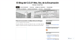 Desktop Screenshot of colegioabenojar.wordpress.com