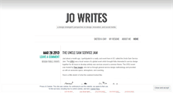 Desktop Screenshot of jowritesblog.wordpress.com