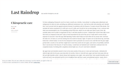 Desktop Screenshot of lastraindrop.wordpress.com