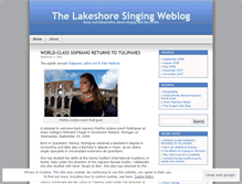 Tablet Screenshot of lakeshoresinging.wordpress.com